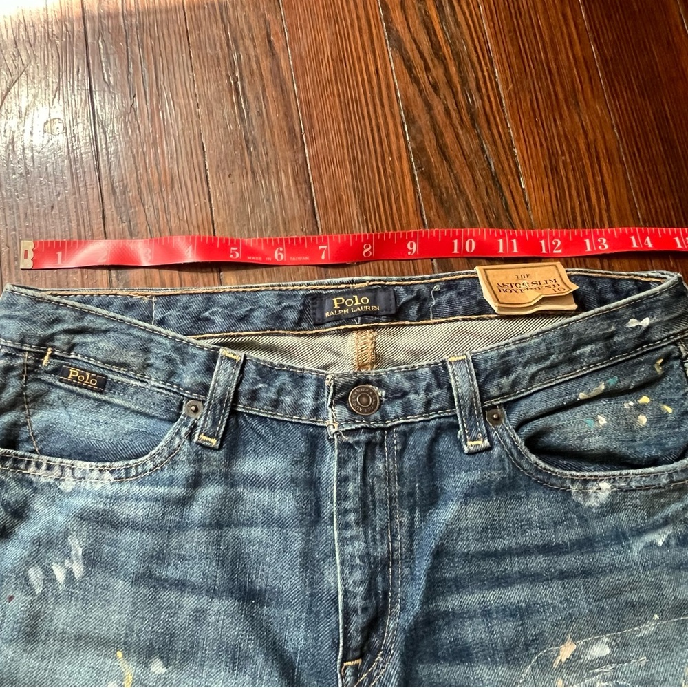 Polo by Ralph Lauren Distressed Gray Boyfriend Jeans - Picture 9 of 11